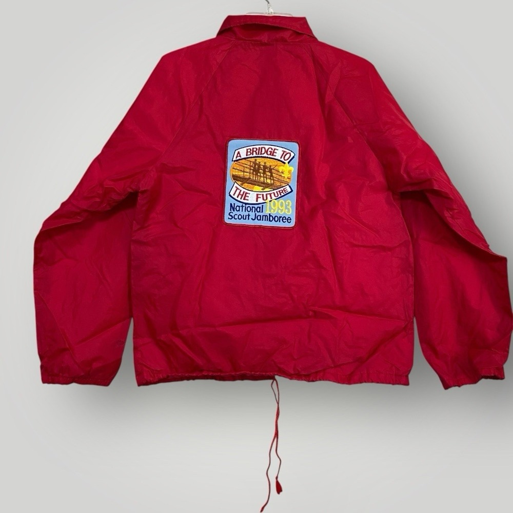 A Bridge To The Future National Scout Jamboree‎ 1993 Adult Med Lined Windbreaker